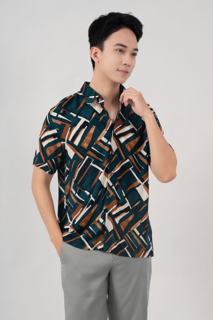 Áo Sơ Mi Lanh Nam Cộc Tay Regular GENEROS 010124035MF #5