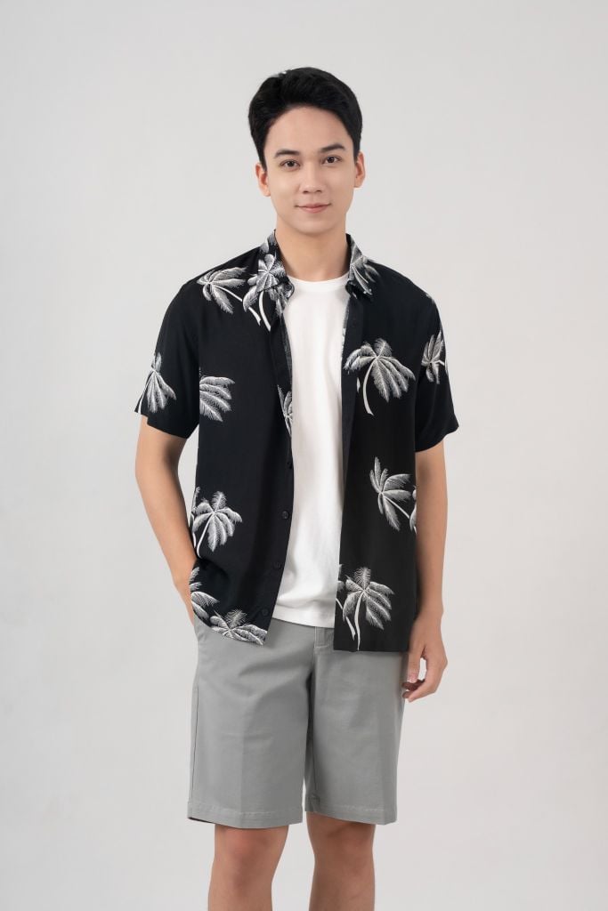 Áo Sơ Mi Lanh Nam Cộc Tay Regular GENEROS 010124035MF #3