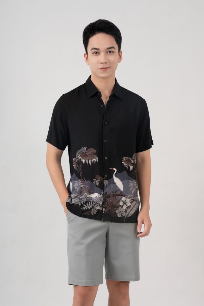 Áo Sơ Mi Lanh Nam Cộc Tay Regular GENEROS 010124035MF #4