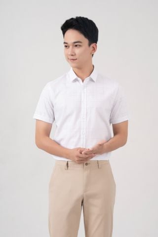 Áo Sơ Mi Nam Cộc Tay Slimfit GENEROS AK517 010124121MF