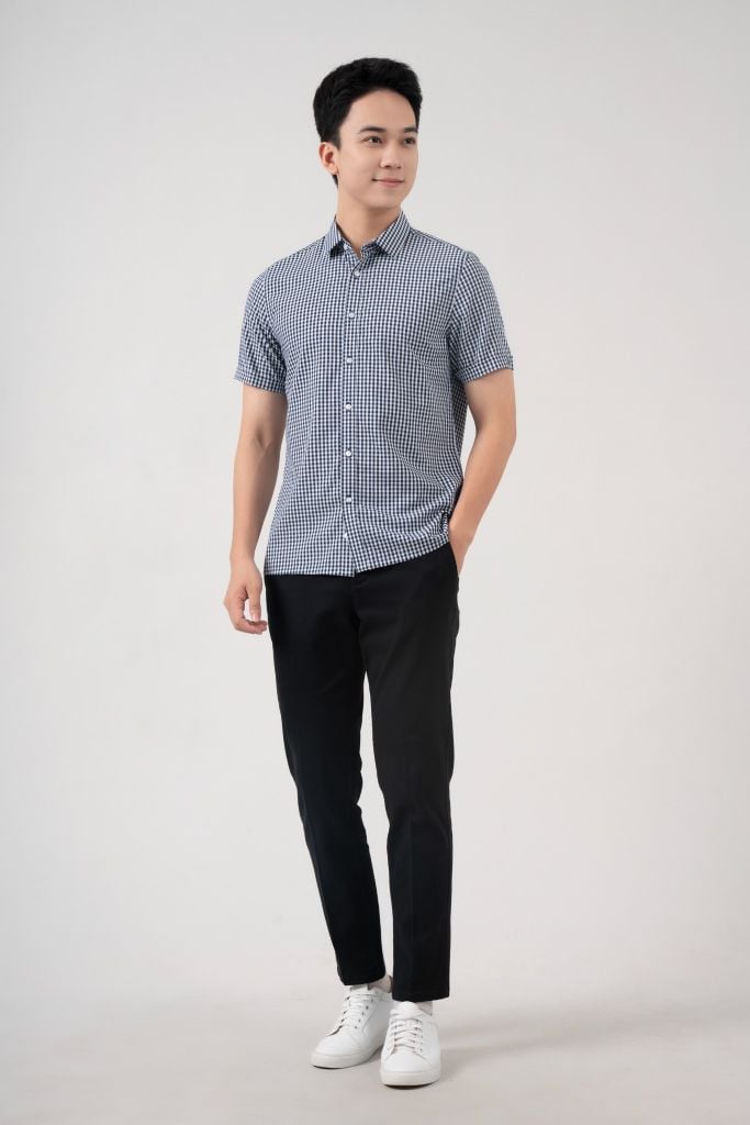 Áo Sơ Mi Nam Cộc Tay Slimfit GENEROS AK540  010124121MF