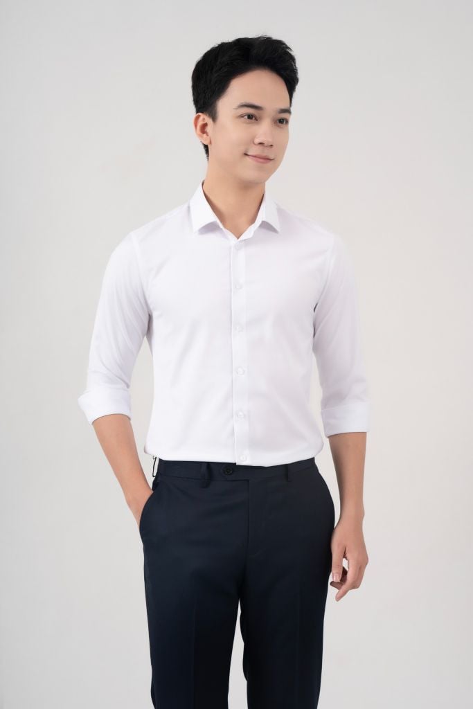 Áo Sơ Mi Dài Tay Slimfit GENEROS 010124169MFON