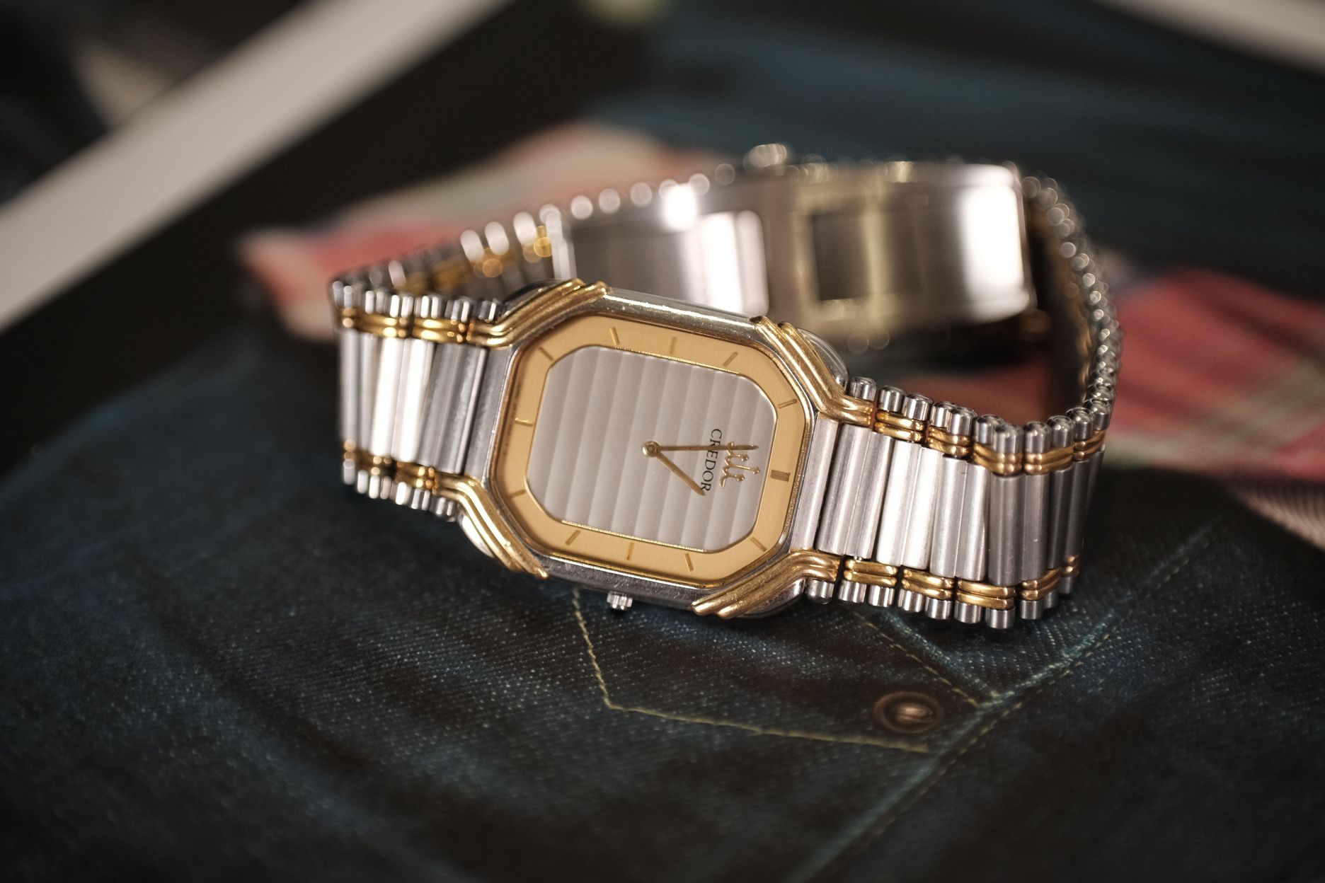 【限定値下げ】Credor SS YG18KT 2F70-5480 SEIKO セイコー 腕時計 クレドール 2F70-5480 SS/18KT シルバー