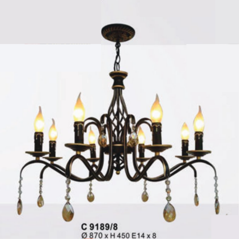  ĐÈN CHÙM QN- C9189/8 