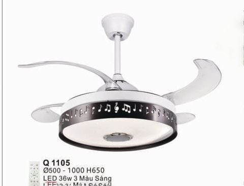  QUẠT ĐÈN TRANG TRÍ QN - Q 1105 