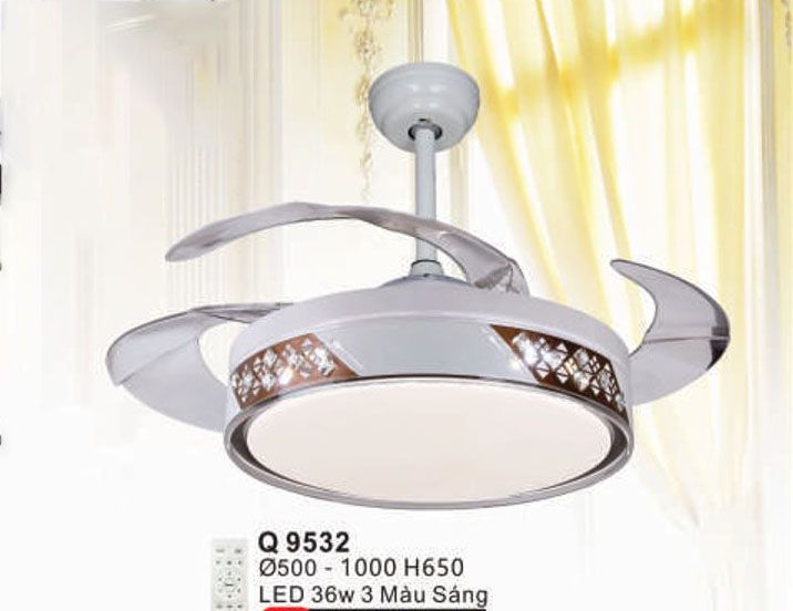 QUẠT ĐÈN TRANG TRÍ QN - Q 9532