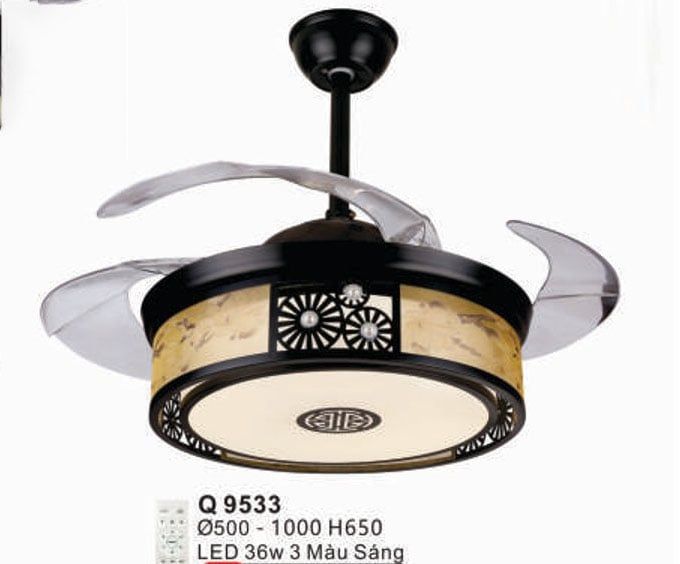 QUẠT ĐÈN TRANG TRÍ QN - Q9533