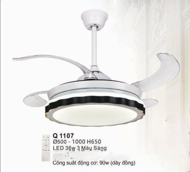 QUẠT ĐÈN TRANG TRÍ QN - Q 1107