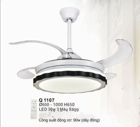  QUẠT ĐÈN TRANG TRÍ QN - Q 1107 