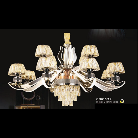  ĐÈN CHÙM QN- C9615/12 