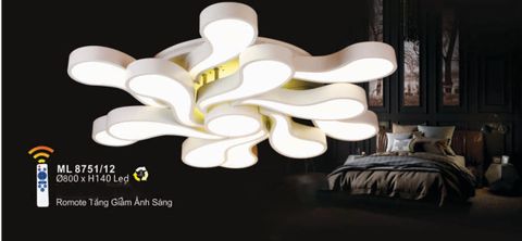  ĐÈN ỐP TRẦN QN - ML 8751/12 