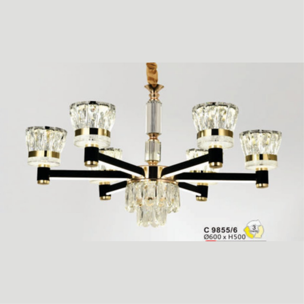 ĐÈN CHÙM QN-C9855/6