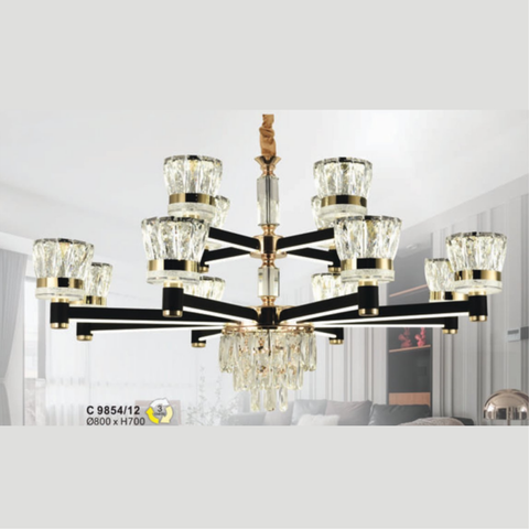  ĐÈN CHÙM QN-C9854/12 