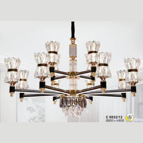  ĐÈN CHÙM QN- C9852/12 