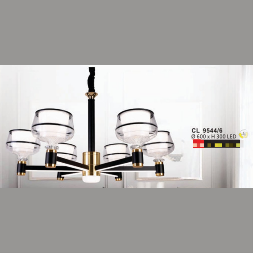 ĐÈN CHÙM QN- CL9544/6