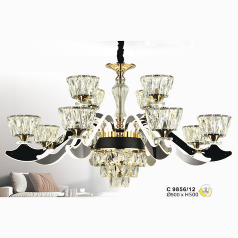  ĐÈN CHÙM QN- C9856/12 