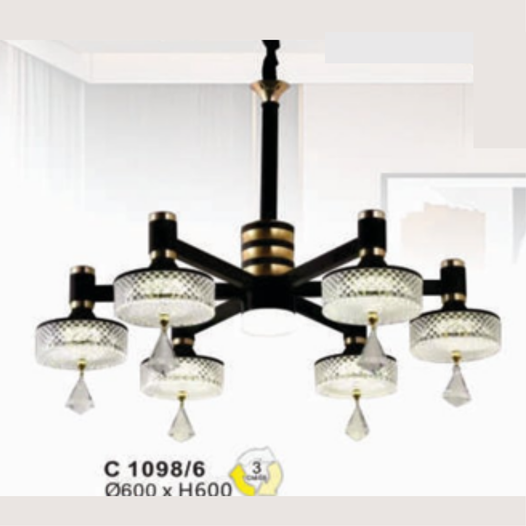 ĐÈN CHÙM QN- C1098/6