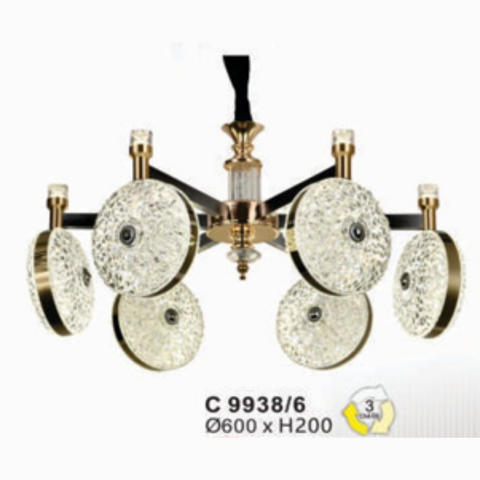  ĐÈN CHÙM QN- C9938/6 