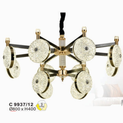  ĐÈN CHÙM QN- C9937/12 