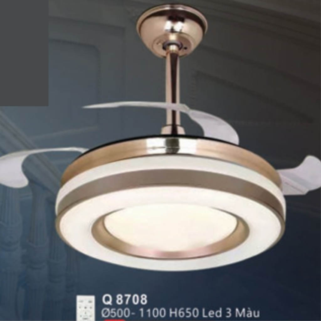 QUẠT ĐÈN TRANG TRÍ QN-Q8708