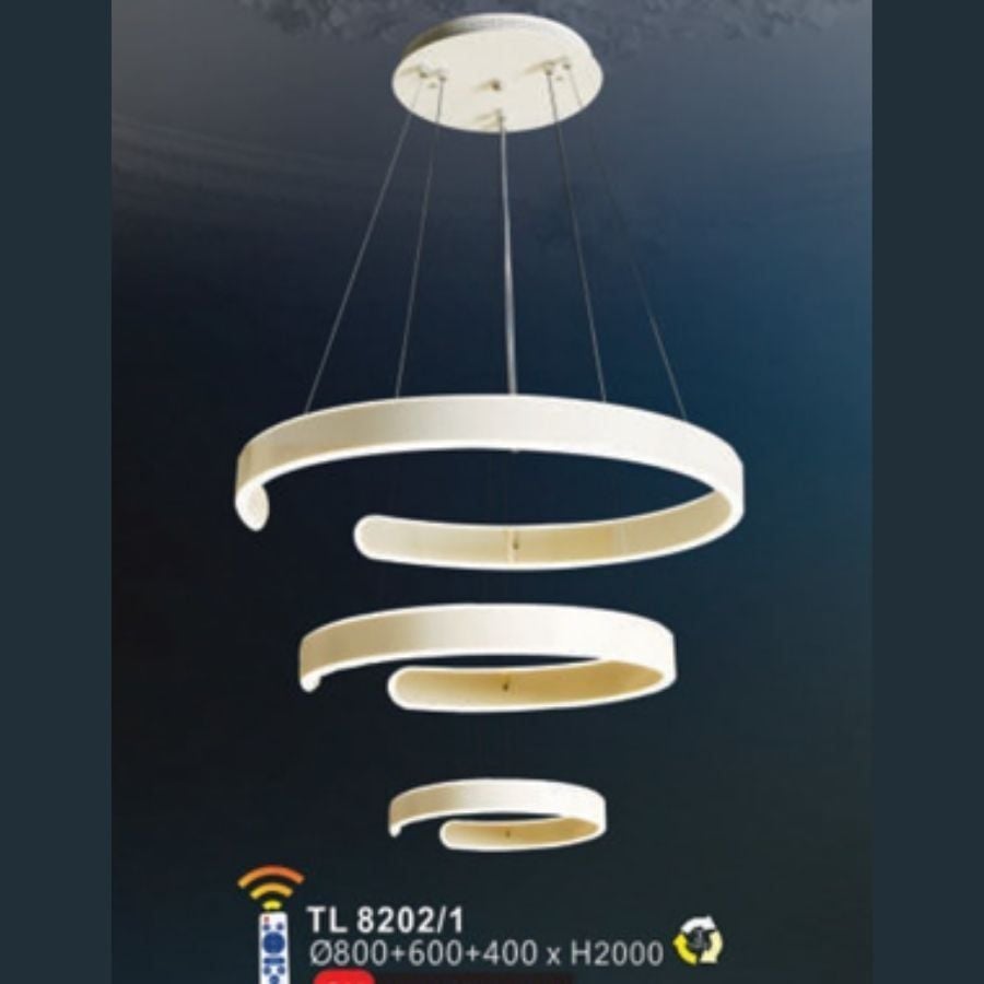 ĐÈN THẢ THIẾT KẾ QN-TL8202