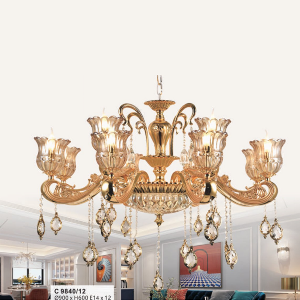 ĐÈN CHÙM QN- C9840/12