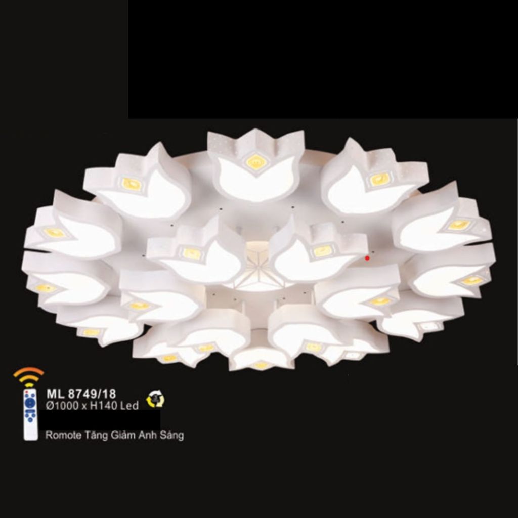 ĐÈN ỐP TRẦN MICA QN - ML 8749/18