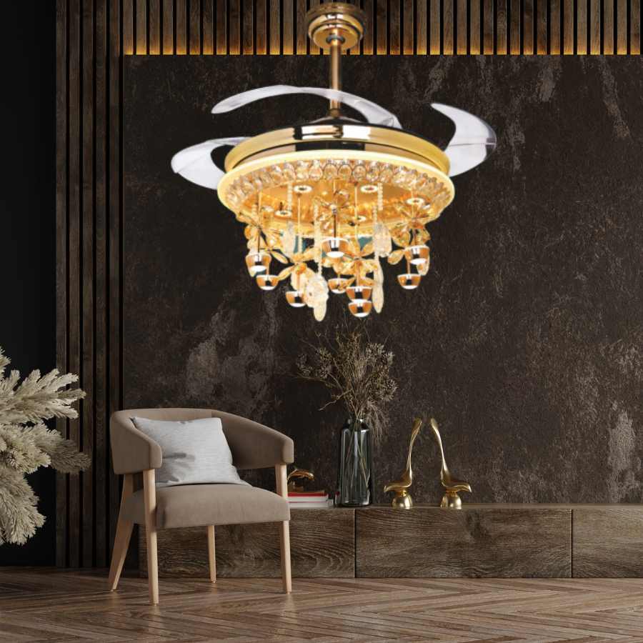 QUẠT ĐÈN TRANG TRÍ SN-QĐ6099