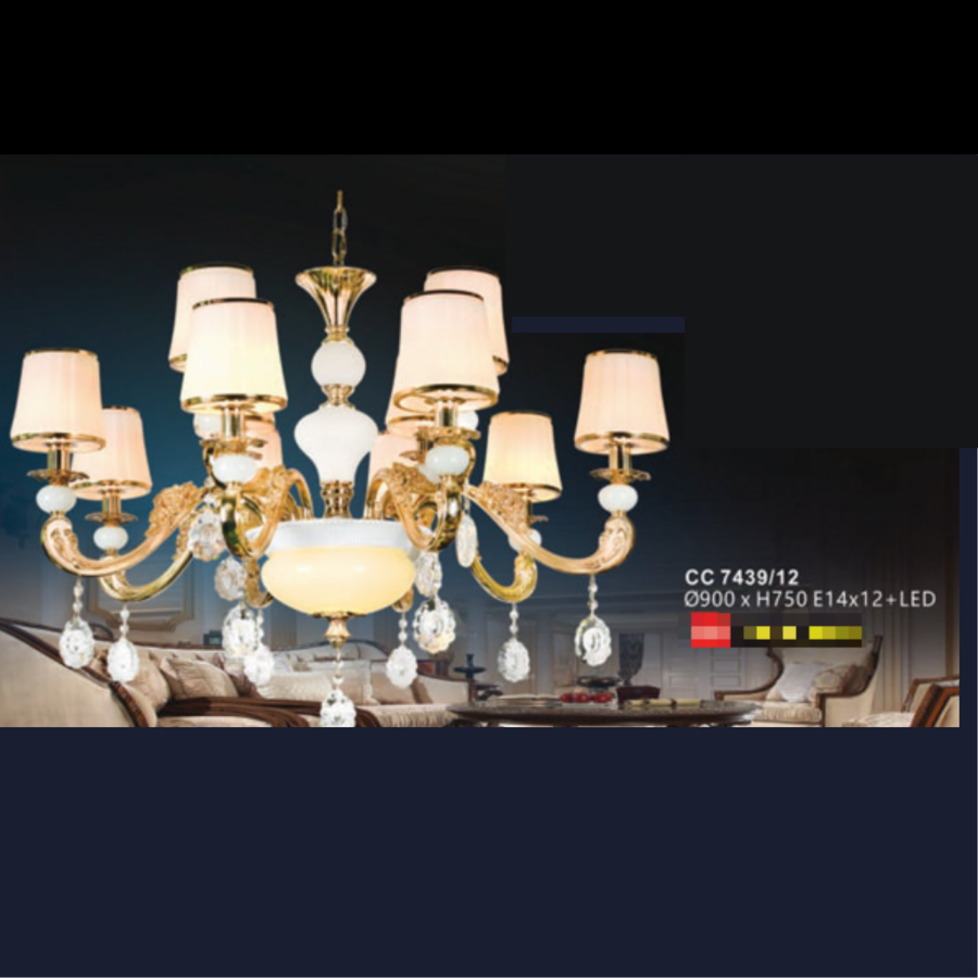 ĐÈN CHÙM QN- CC7439/12