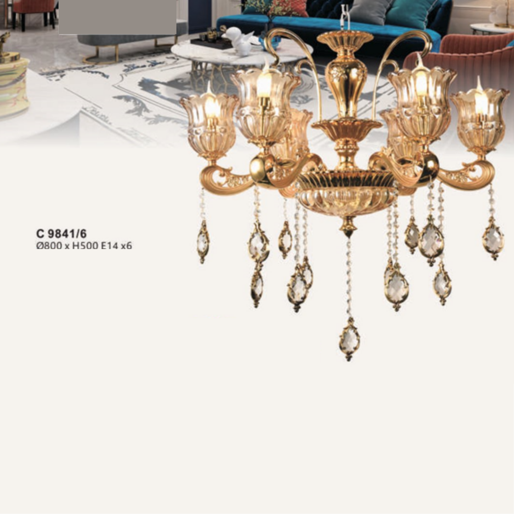 ĐÈN CHÙM QN-C9841/6