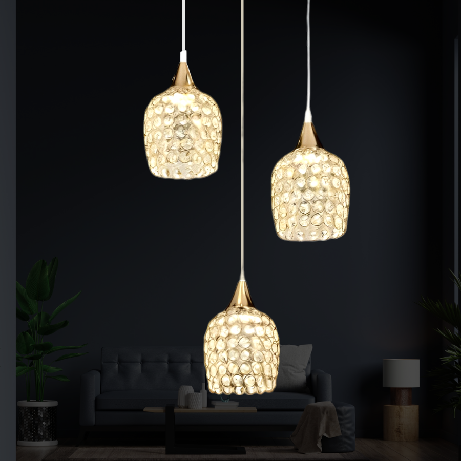 ĐÈN THẢ THỦY TINH KL- E3-8