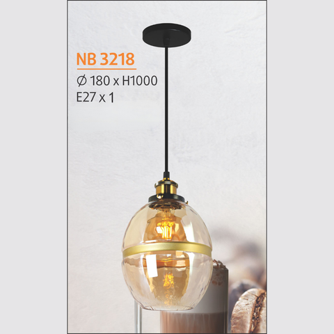  ĐÈN THẢ THỦY TINH NL- NB3218 