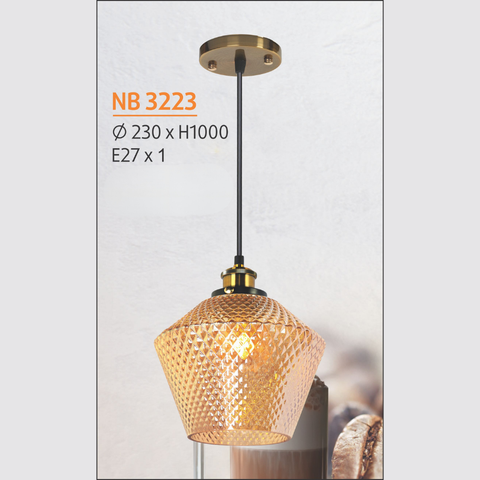  ĐÈN THẢ THỦY TINH NL- NB3223 