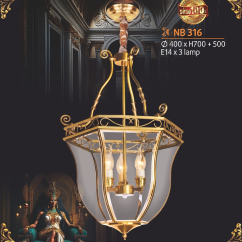  ĐÈN THẢ ĐỒNG NL- NB 316 