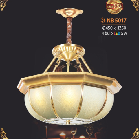  ĐÈN THẢ ĐỒNG NL- NB 5017 