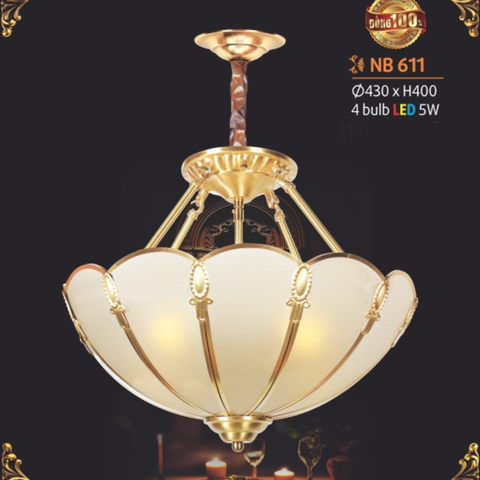  ĐÈN THẢ ĐỒNG NL- NB 611 