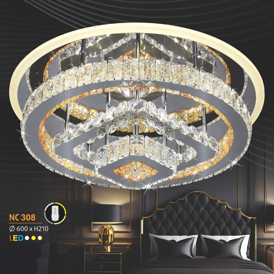 ĐÈN ỐP TRẦN PHA LÊ NL-NC308