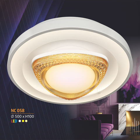  Đèn ốp trần Mica NL-NC 058 
