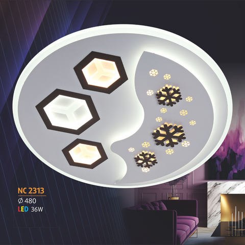  Đèn ốp trần Mica NL-NC 2313 