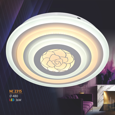 Đèn ốp trần Mica NL-NC 2315 