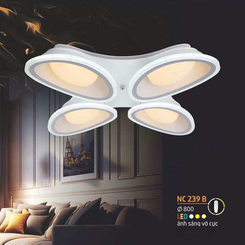  ĐÈN ỐP TRẦN MICA NL-NC 239 