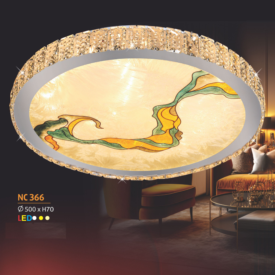 ĐÈN ỐP TRẦN PHA LÊ NL-NC 366