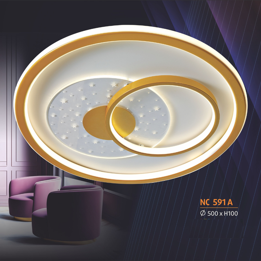 Đèn ốp trần Mica NL-NC 591A