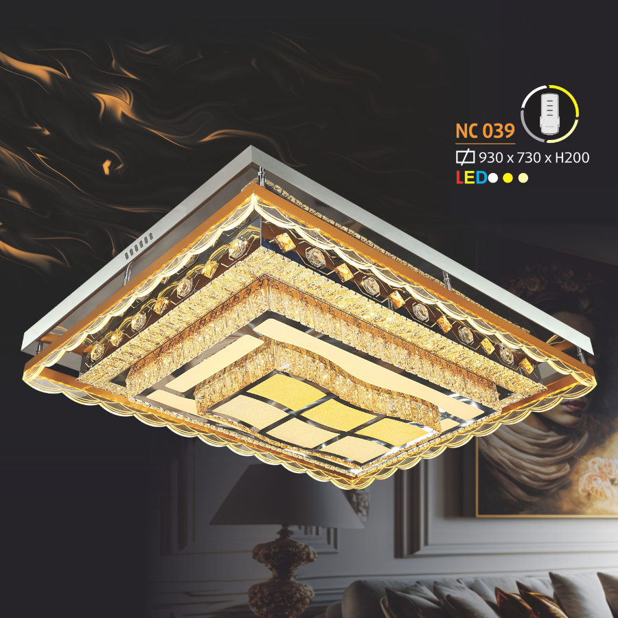 ĐÈN ỐP TRẦN PHA LÊ NL-NC039