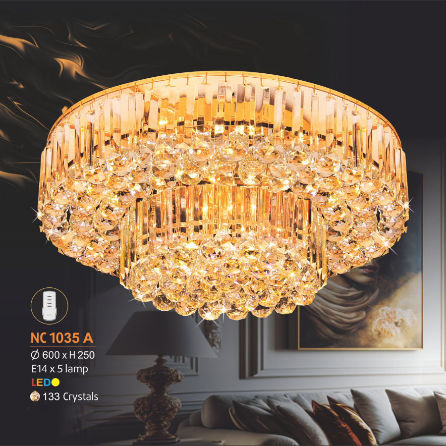 ĐÈN ỐP TRẦN PHA LÊ NL-NC 1035