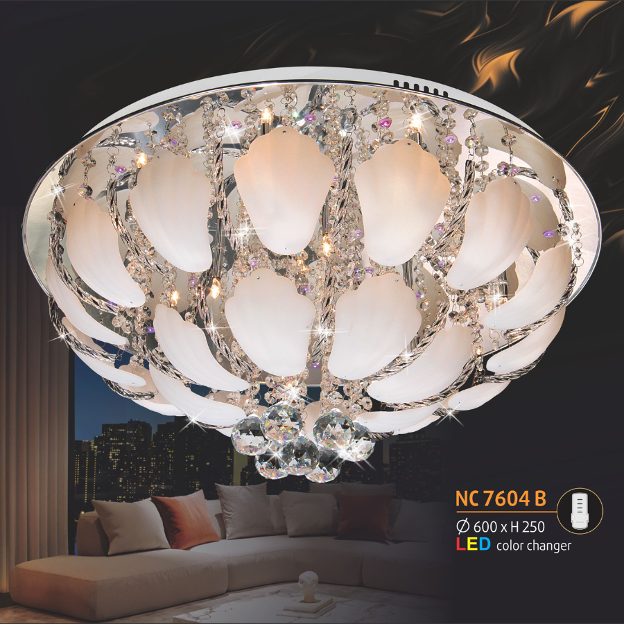 ĐÈN ỐP TRẦN PHA LÊ NL-NC 7604