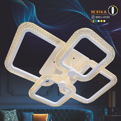  ĐÈN ỐP TRẦN MICA NL-NC 814 