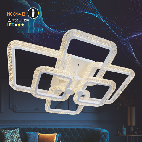  ĐÈN ỐP TRẦN MICA NL-NC 814 