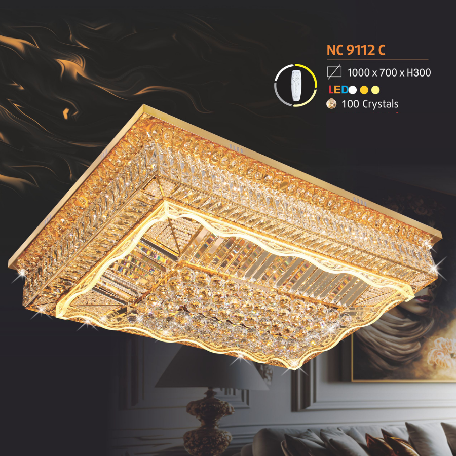 ĐÈN ỐP TRẦN PHA LÊ NL-NC9112