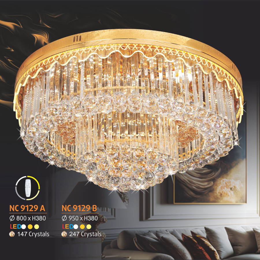 ĐÈN ỐP TRẦN PHA LÊ NL-NC9129
